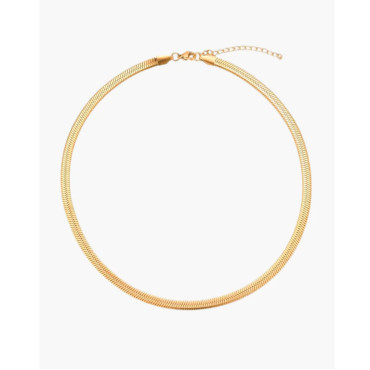 ITALIAN FLAT CHAIN NECKLACE