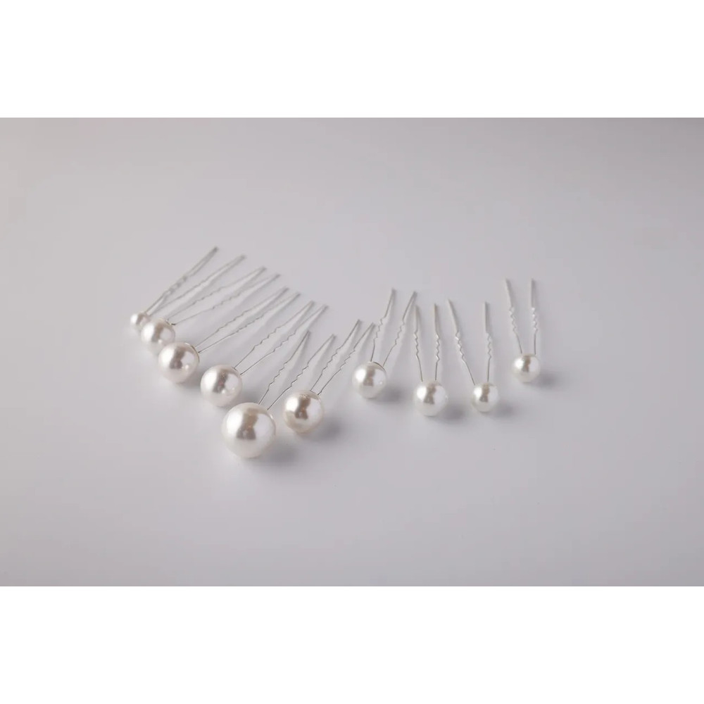 PEARL PIN SET (SILVER)