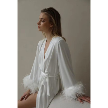 BRIDAL SATIN ROBE